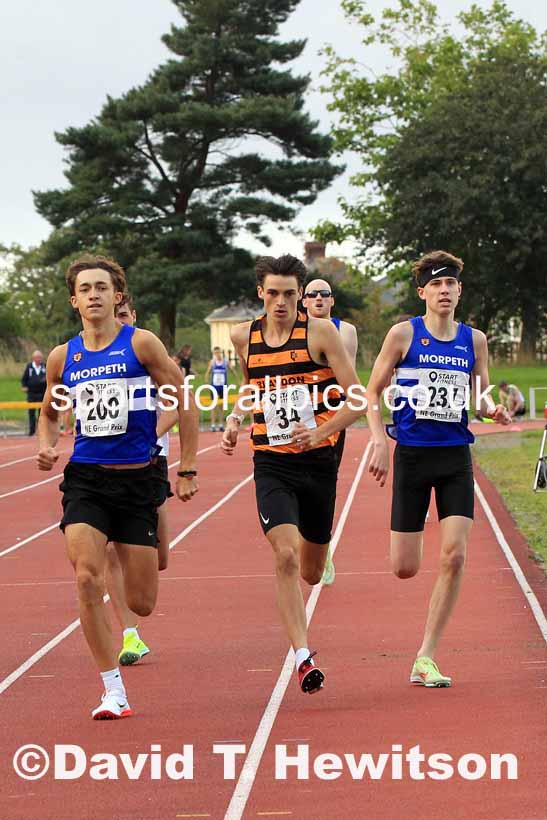 800 metres, 2023 NEGP 6 Monkton.  Photo: David T. Hewitson/Sports for All Pics